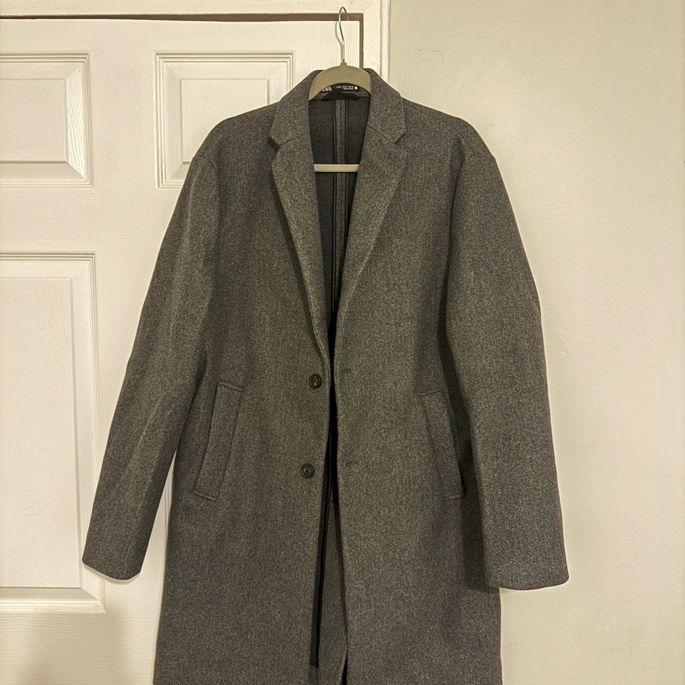 Zara Charcoal Overcoat